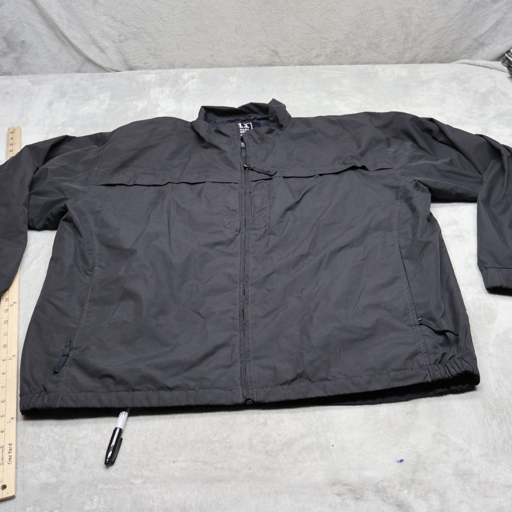 5.11 Tactical Series Jacket Men 2XL Black Response Conceal Carry Pocket Full Zip